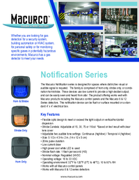 Thumbnail of document Notification Series Data Sheet 2 16581